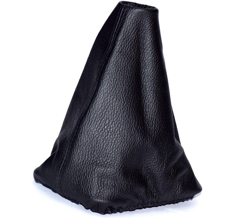 Schaltmanschette Schaltsack Sack Schwarz Faden Schwarz Echt Leder myshopx SA26 von myshopx