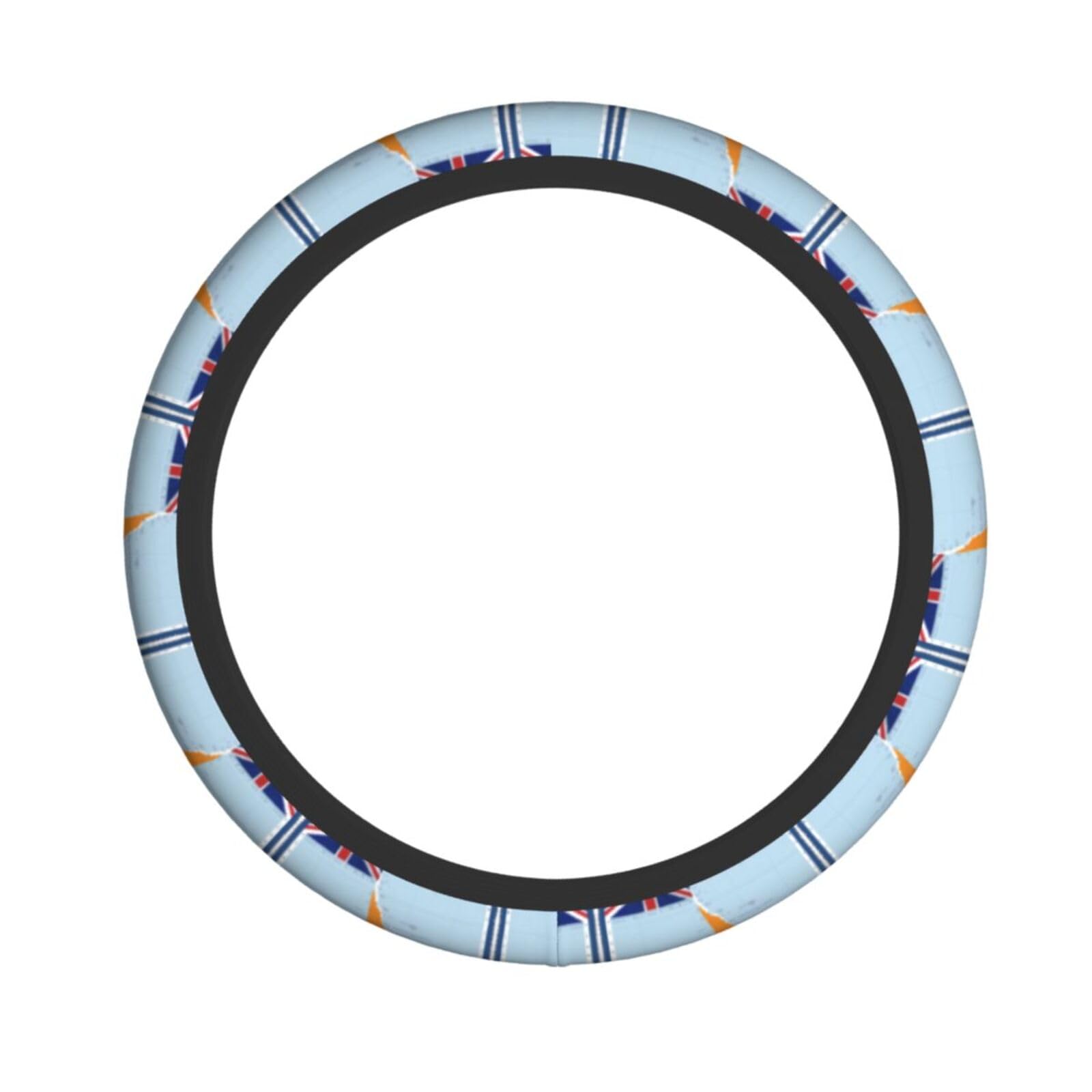 Universelle Lenkradabdeckung mit Marshallinseln, 38,1 cm (15 Zoll), rutschfest, elastisch, passend für die meisten Autos und SUVs von nanger