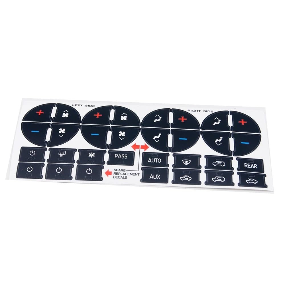 ningqonggongshi Auto Innenraum Tuning Kompatibel Mit Chevy Für Silverado LT LTZ 2007–2013, Auto-AC-Armaturenbrett-Knopf-Set, PVC-Aufkleber, Armaturenbrett-Aufkleber, Innenzubehör ningqonggongshi Auto Innenraum Tuning Kompatibel Mit Chevy Für Silverado LT LTZ 2007–2013, Auto-AC-Armaturenbrett-Knopf-Set, PVC-Aufkleber, Armaturenbrett-Aufkleber, Innenzubehör von ningqonggongshi
