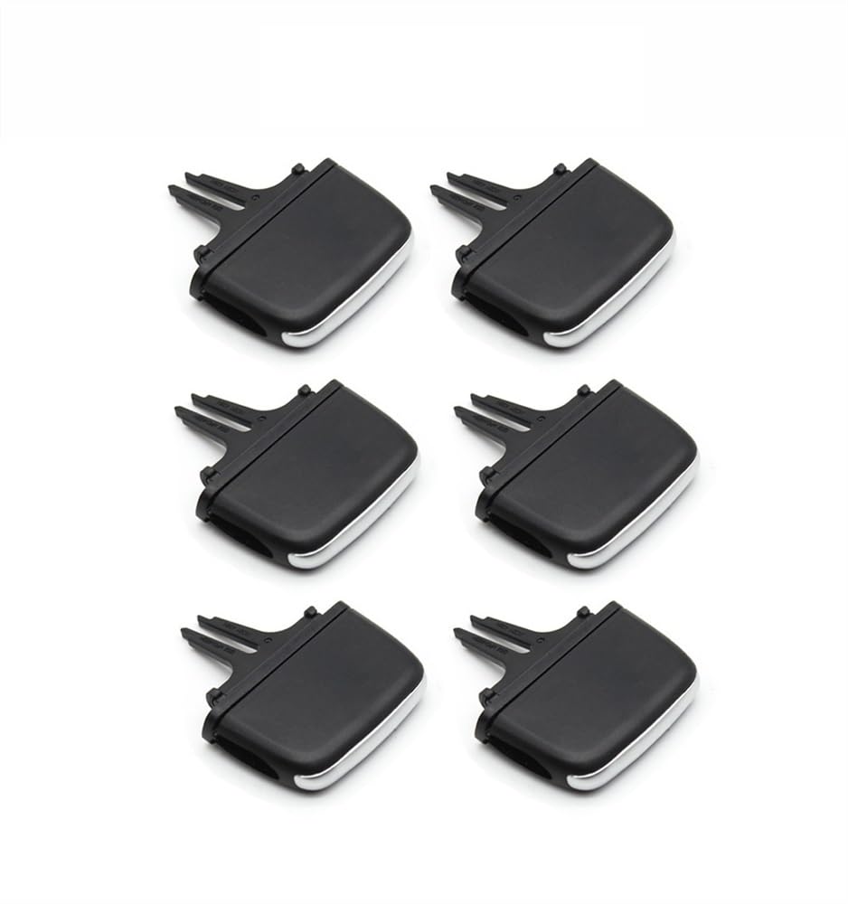 ningqonggongshi Kompatibel Mit Volvo Für XC90 2016–2024 Auto Vorne Und Hinten Klimaanlage AC-Entlüftungsgitter Auslass Schieber Lasche Clip Reparatursatz(6PCS) von ningqonggongshi