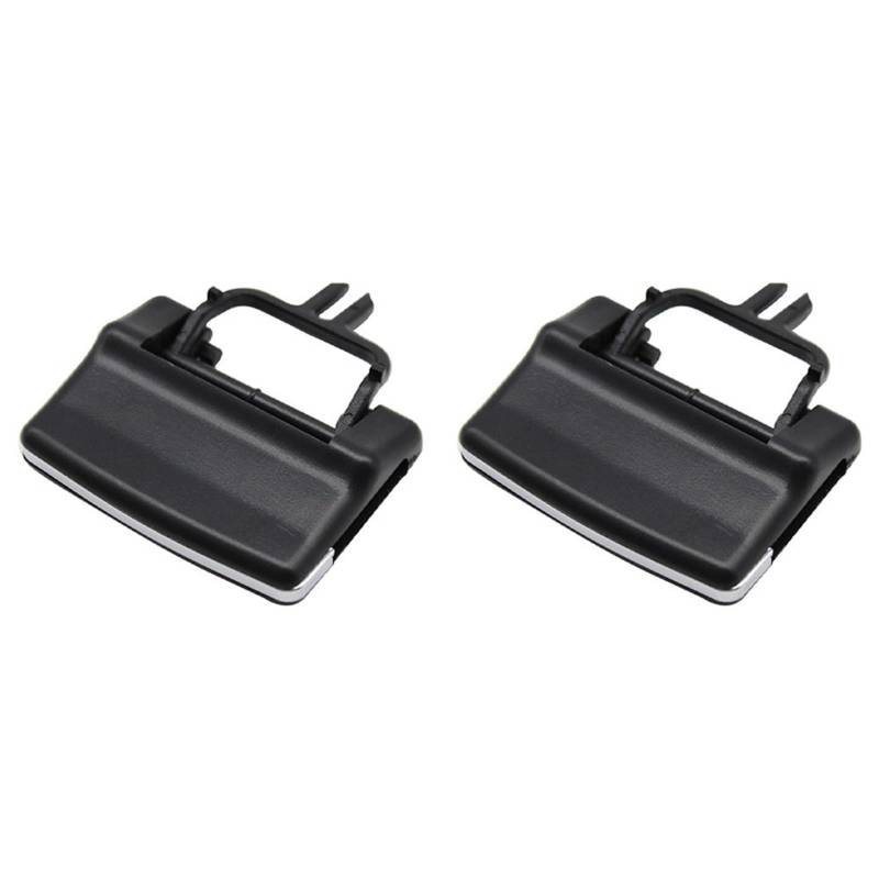 ningqonggongshi Kompatibel mit Benz für W164 GL-Klasse GL450 GL350 Auto vorne hinten Klimaanlage AC Vent Outlet Tab Slide Clips Reparatur ersetzen(Front Black 2pcs) von ningqonggongshi