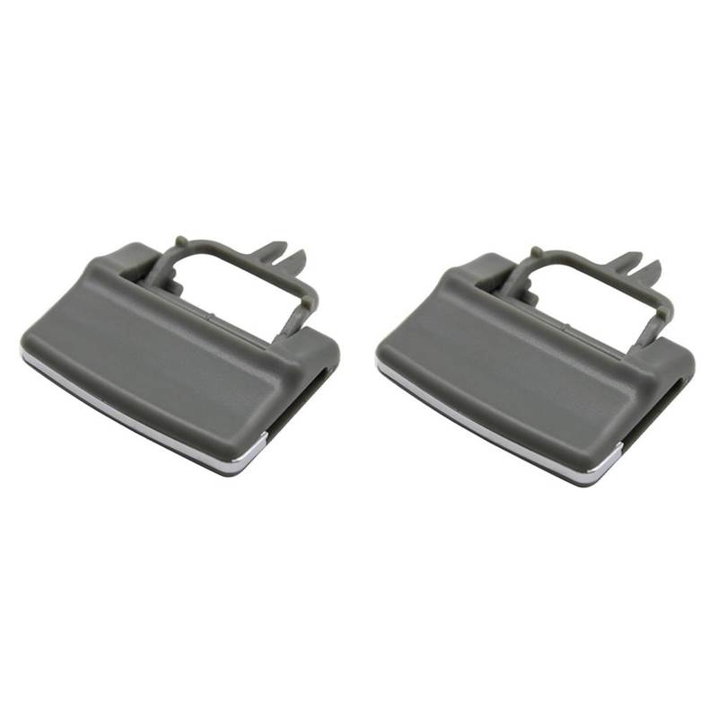 ningqonggongshi Kompatibel mit Benz für W164 GL-Klasse GL450 GL350 Auto vorne hinten Klimaanlage AC Vent Outlet Tab Slide Clips Reparatur ersetzen(Front Gray 2pcs) von ningqonggongshi