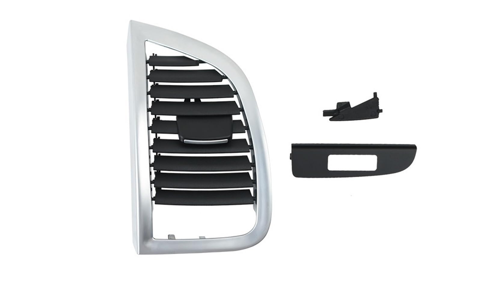 ningqonggongshi Kompatibel mit Q7 2006–2015 4L0820901 4L0820902 LHD RHD Armaturenbrett Links rechts Klimaanlage AC Vent Outlet Grille Panel Cover(Front Left) von ningqonggongshi