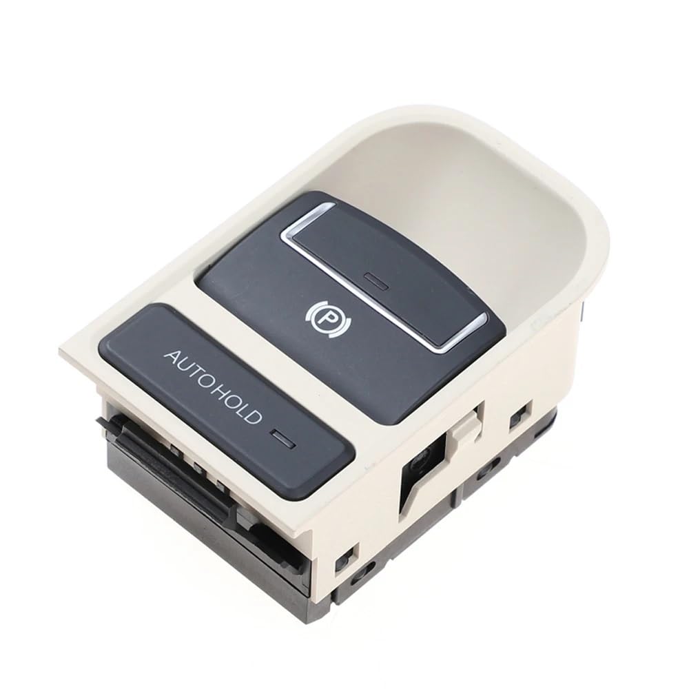 ningqonggongshi elektronische Handbremse Kompatibel mit Seat für Alhambra 2011-2015 Elektronischer Handbremsschalter Parkhandbremse 5N0927225A(Beige) von ningqonggongshi