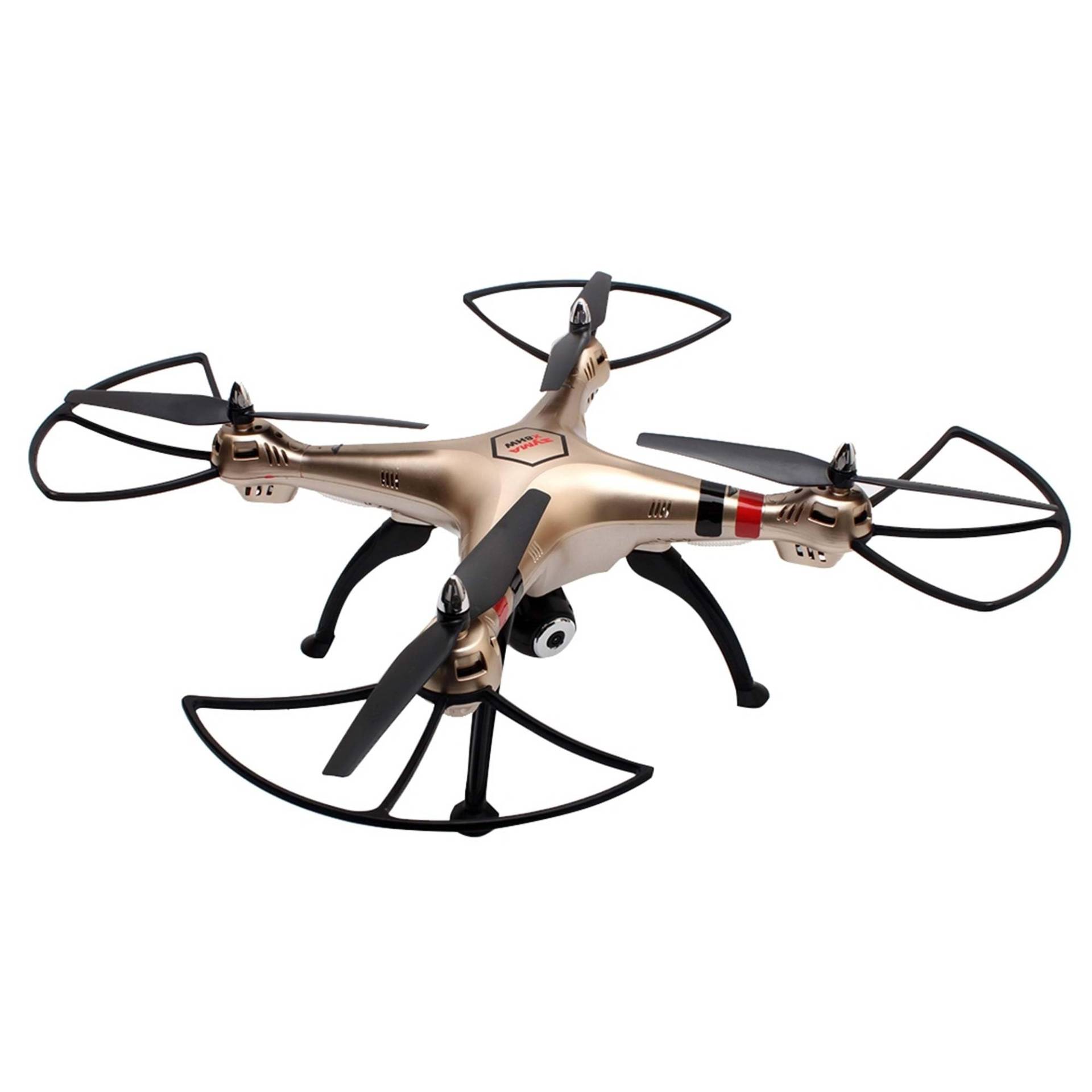 RC ferngesteuerte 4.5 Kanal XXL Drohne mit HD-Kamera, LED Gyro Quadcopter, Drone mit Headless-Mode, Höhen-Barometer, 3D-Flip Looping, Propeller-Schutz, Spielzeug Quadrocopter für Kinder und Erwachsene von njoyn