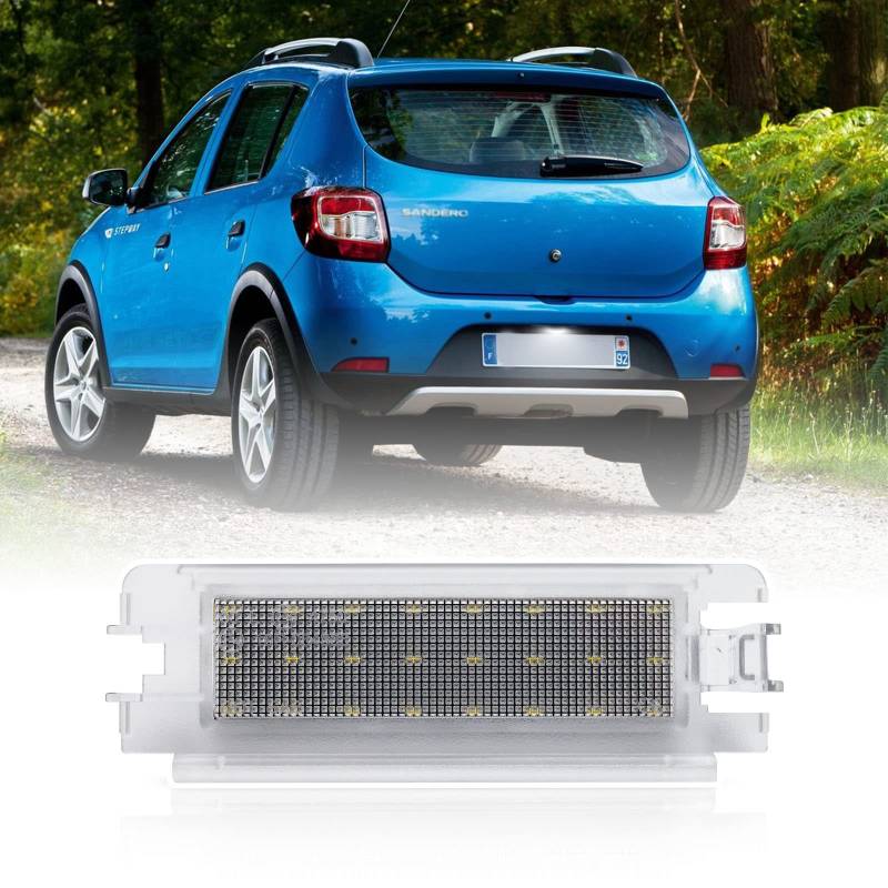 1 Stück LED Kennzeichenbeleuchtung Für 2012-up Dacia Logan II Sandero B8 II Renault Symbol Logan Auto Rücklicht Led Heckleuchte von njssjd