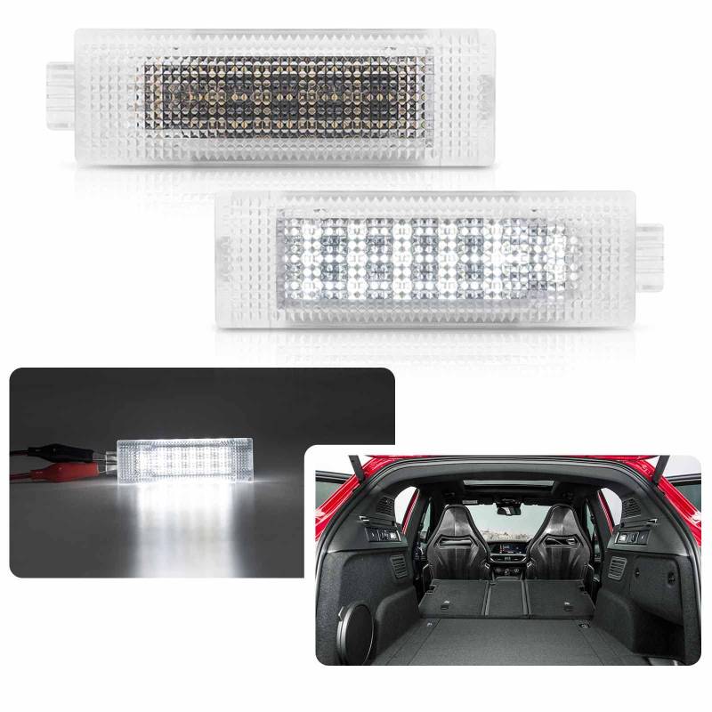 njssjd 18-SMD LED Gepäckraumleuchte Höflichkeitslampe für Alfa Romeo Giulietta MiTO Giulia 4C Stelvio Led Auto Innenraum Kofferraum Kofferraum Licht Montage Fehlerfrei von njssjd