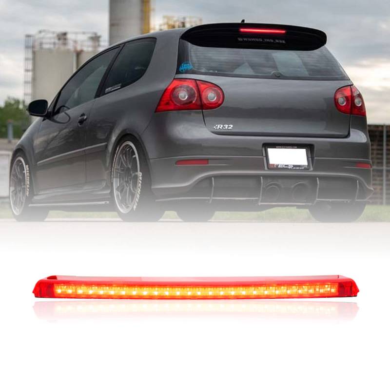 LED drittes Bremslicht zentrale hoch montierte Bremsleuchte für 2005–2008 VW Golf V GTI R32, 2008–2010 VW P/assat B6 R36 Variant, 2006–2009 VW Polo IV GTI von njssjd