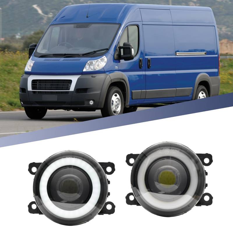 njssjd LED Nebelscheinwerfer für F.iat Ducato 2014-2023, F.iat Panda 2012-2023, F.iat Punto Evo 2009-2011, F.iat Punto Xenon Weiß Nebelscheinwerfer von njssjd