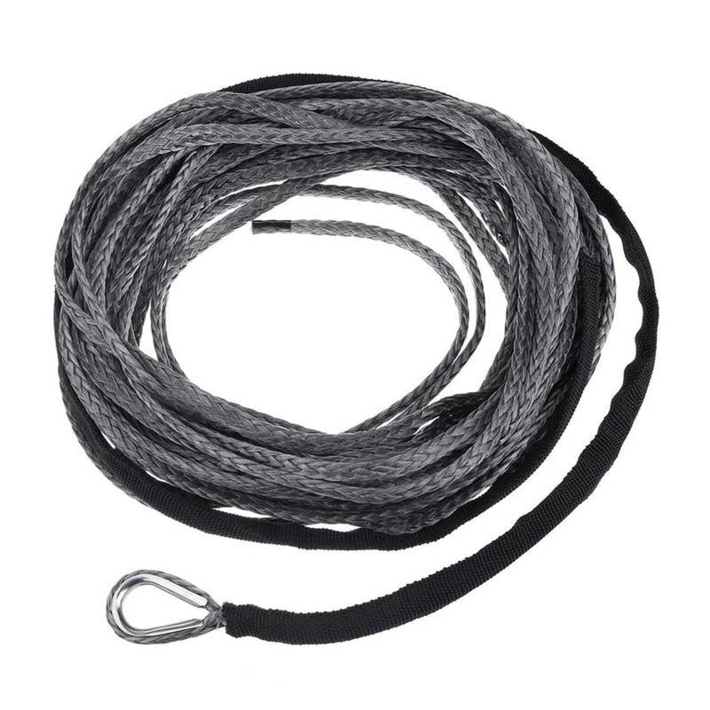 15m 6mm/7mm Abschleppen Winde Kabel Seil String Linie Synthetische Faser 5800lbs/7700lbs/9300lbs(6mmx15m grey) von nmbhus