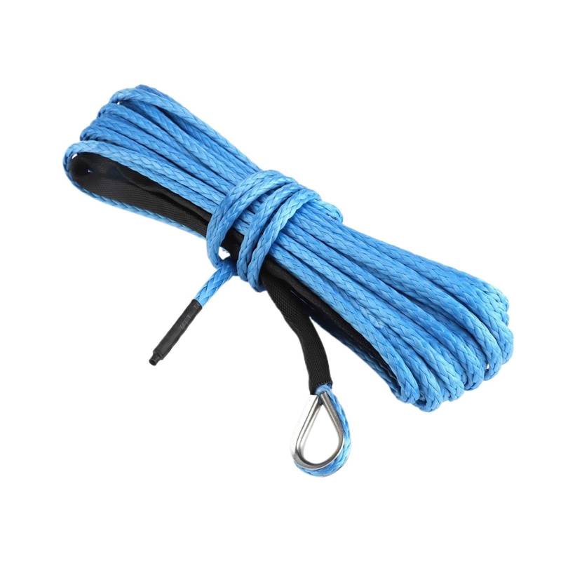 5/6/7 Mm Synthetische Faser Schleppwinde 15m Kabel Seil Schnur Linie Synthetische Faser 8350lbs(Blue 5mmx15m) von nmbhus