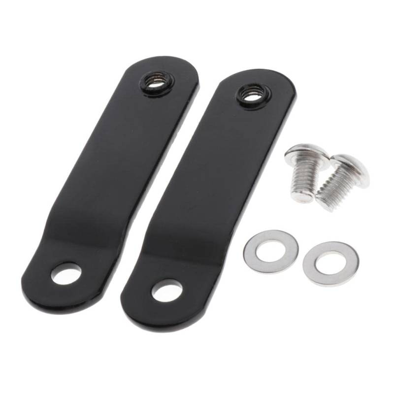 non-brand 1 Paar 28-76mm Motorrad Tanklift Kit für Harley Sportsters XL 883 1200 Series - Schwarz, 76mm von Gazechimp