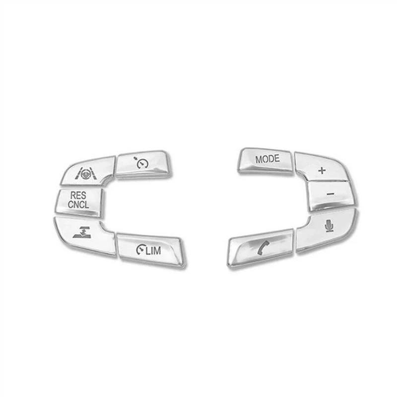 nongyo Auto-Innenraum-Aufkleber Kompatibel Mit X3 G01 X4 G02 2019 2020 2021, Auto-Lenkrad-Knopfschalter, Dekorative Abdeckung, Innenzubehör von nongyo