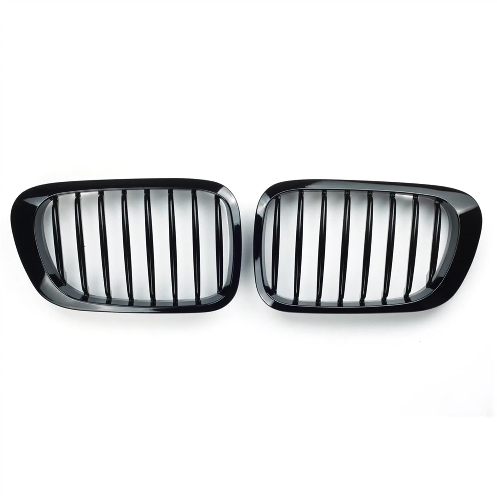 nongyo Auto-Kühlergrill Kompatibel Mit 3er E46 M3 323i 325Ci 328i 330Ci 1998 1999 2000 2001 Schwarz Glänzender Frontstoßstangen-Nierengrill Auto-Frontkühlergrill von nongyo