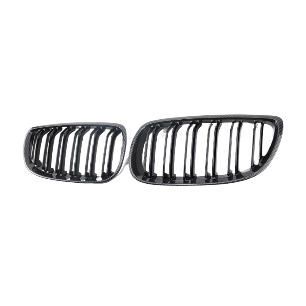 nongyo Auto-Kühlergrill Kompatibel Mit 3er E92 E93 LCI 2010 2011 2012 2013 Für M3 2006 2007 2008 2009 Auto Vorne Mitte Stoßstange Einlassgitter Netzhaube(2006-2009) von nongyo