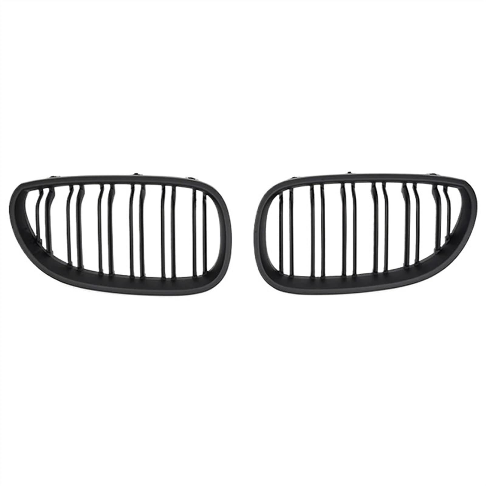 nongyo Auto-Kühlergrill Kompatibel Mit 5 Series E60 E61 Für M5 520i 545i 550i 535i 2003 2004 2005 2006 2007 2008 2009 2010 Auto Frontstoßstange Nierengrill(Matte Black) von nongyo