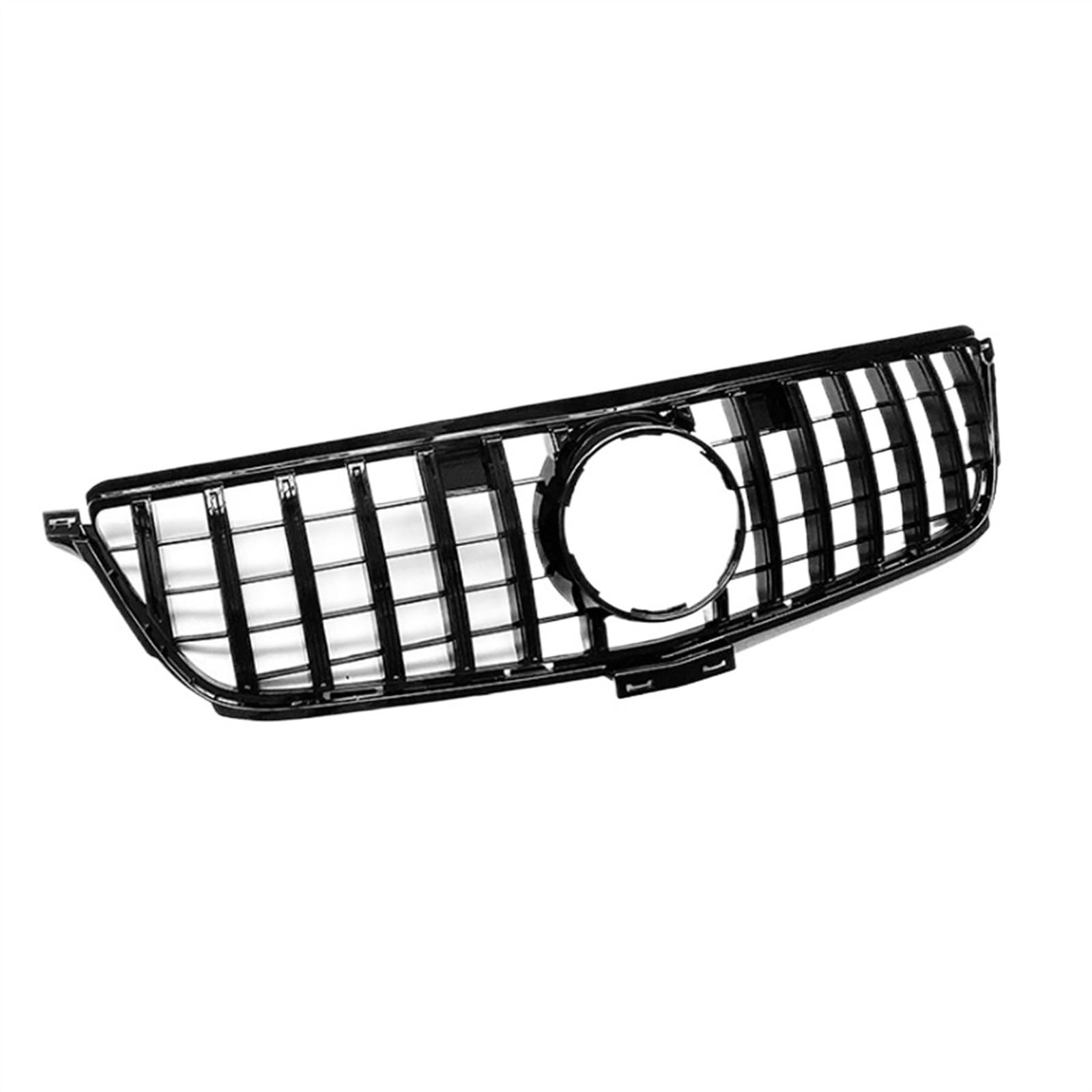 nongyo Auto-Kühlergrill Kompatibel Mit Benz Für ML Klasse W166 ML300 ML320 ML350 ML40 ML450 2012 2013 2014 2015 Fronthaubengrill Racing Frontstoßstangengrill Tuning(Black,GT) von nongyo