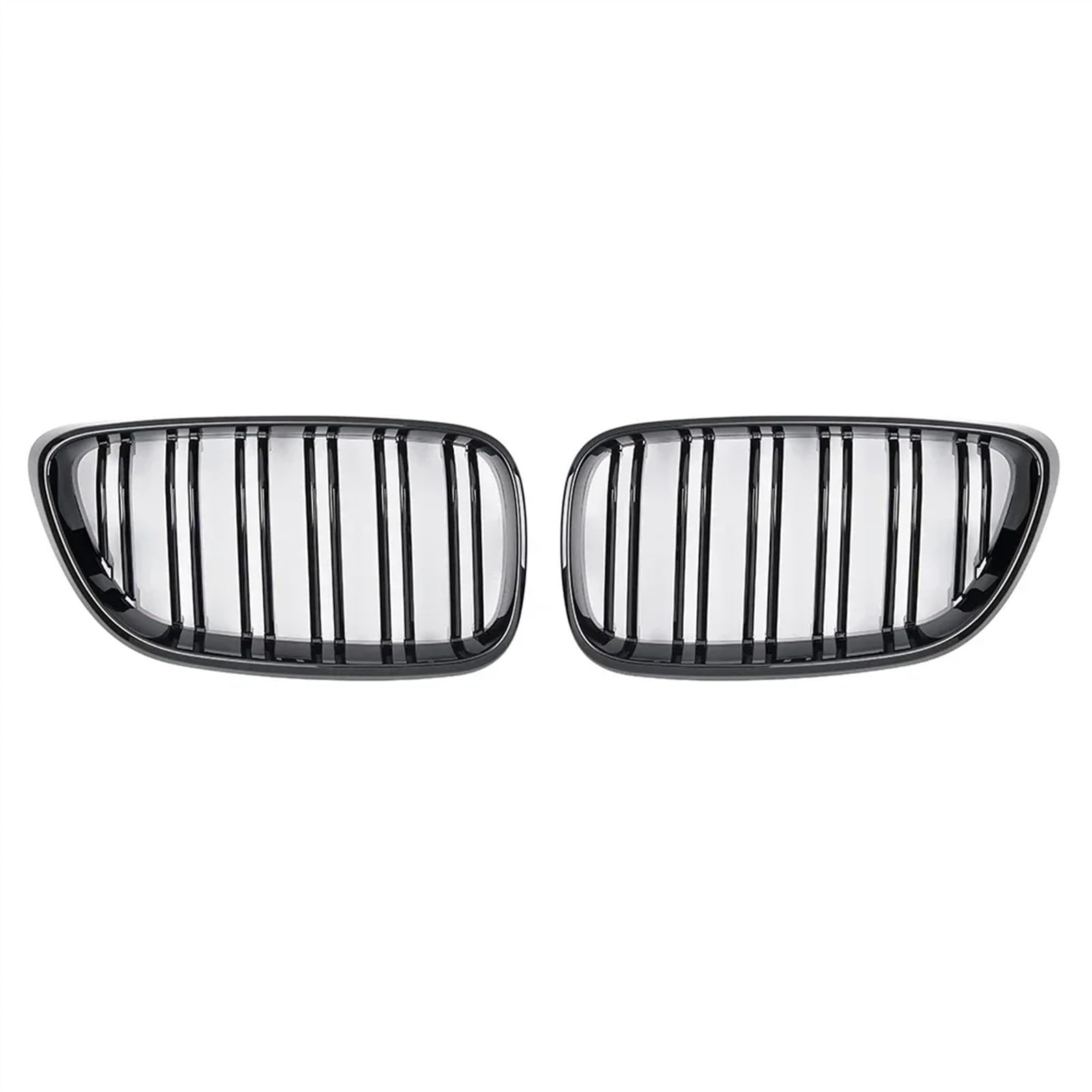 nongyo Auto-Kühlergrill Kompatibel Mit M2 220i 230i M240i F22 F23 F87 2014 2015 2016 2017 2018 Doppellamellen-Fronthauben-Nierengitter Auto-Frontstoßstangengitter(Glossy Black) von nongyo