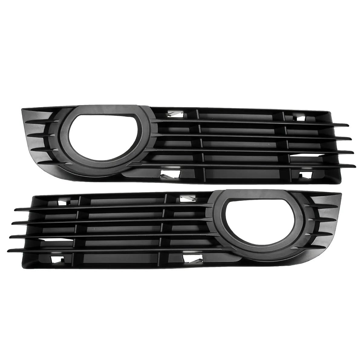 nongyo Kompatibel Mit A8 Für Quattro 4-Türer D3 2006 2007 2008, Auto-Frontstoßstange, Nebelscheinwerfer, Lampengitter, Kühlergrills, Grillabdeckung 4E0807681AD Nebelscheinwerfergitter von nongyo