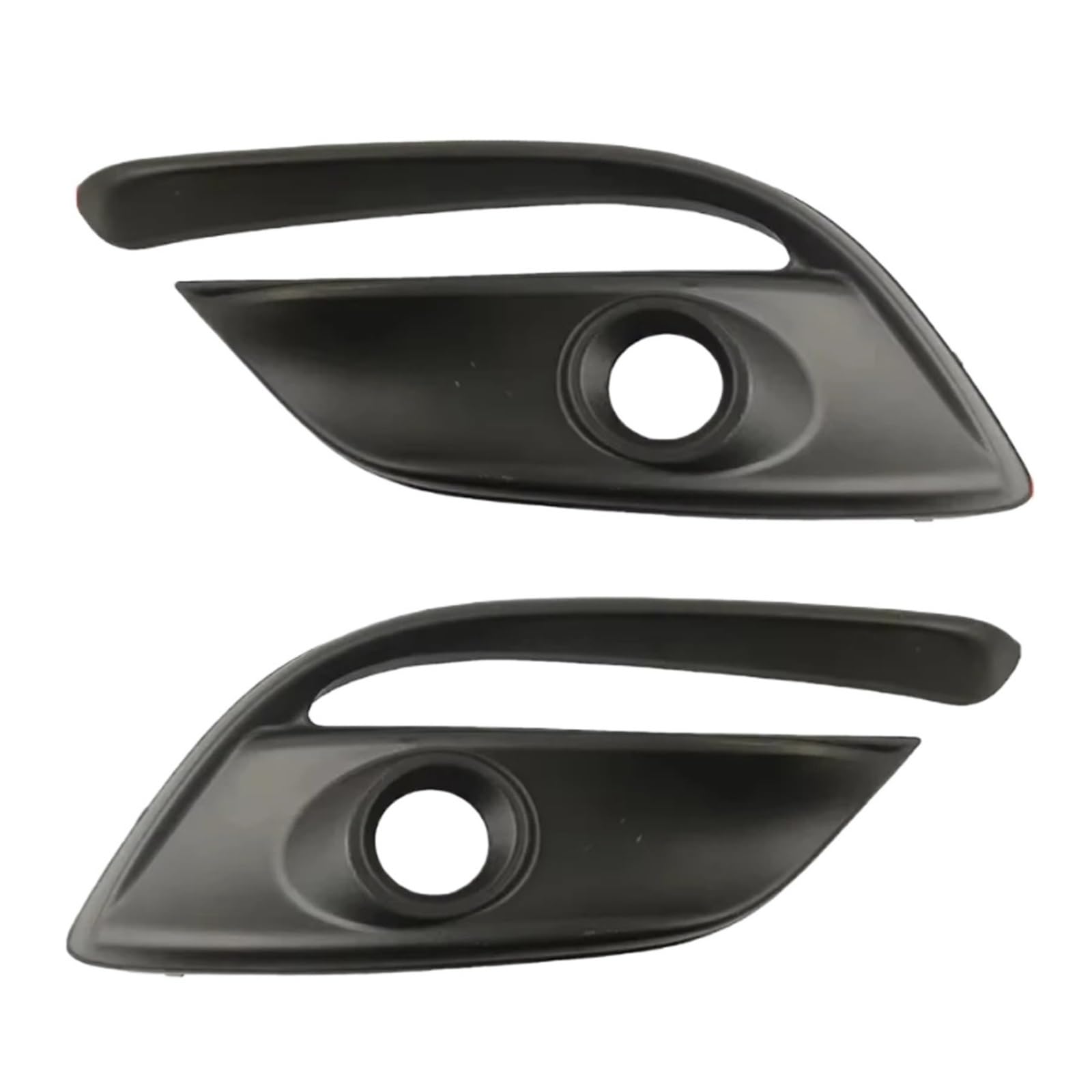 nongyo Kompatibel Mit Mazda 3 Für Axela 2017 2018 2019 Mit Loch, Autozubehör, Frontstoßstange, Nebelscheinwerfer-Abdeckung, Grill, Ersatzlampenrahmen Nebelscheinwerfergitter(Left and Right) von nongyo