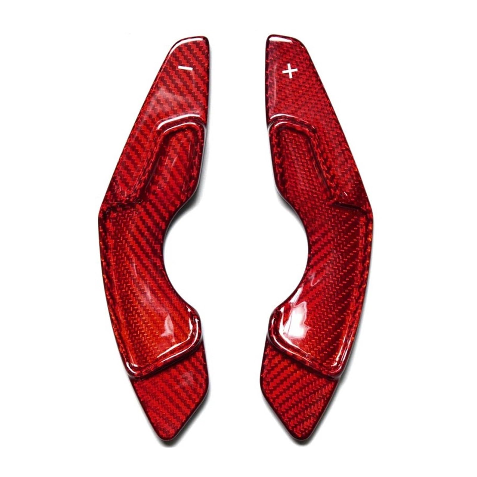 nongyo Schaltwippen Verlängerung Kompatibel Mit Lexus Für NX 2015 2016 2017 2018 2019 2020 Auto-Schaltwippen Carbon-Faser-Schaltwippen Lenkrad-Schaltwippe(Fiberglass Red) von nongyo