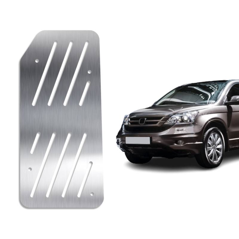 Auto Fußstütze Pedale Kompatibel mit HONDA CRV 2007-2012 | Chrom Edelstahl Auto Fußrasten Pedale | Auto Fußablage Pedal Auto Ruhepedal Linkes Fußpedal | Auto Innen Chrom Zubehör von noxx