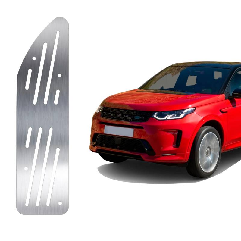 Auto Fußstütze Pedale Kompatibel mit Land Rover Discovery Sport 2015-2019 | Chrom Edelstahl Auto Fußrasten Pedale | Auto Fußablage Pedal Auto Ruhepedal Linkes Fußpedal | Auto Innen Chrom Zubehör von noxx