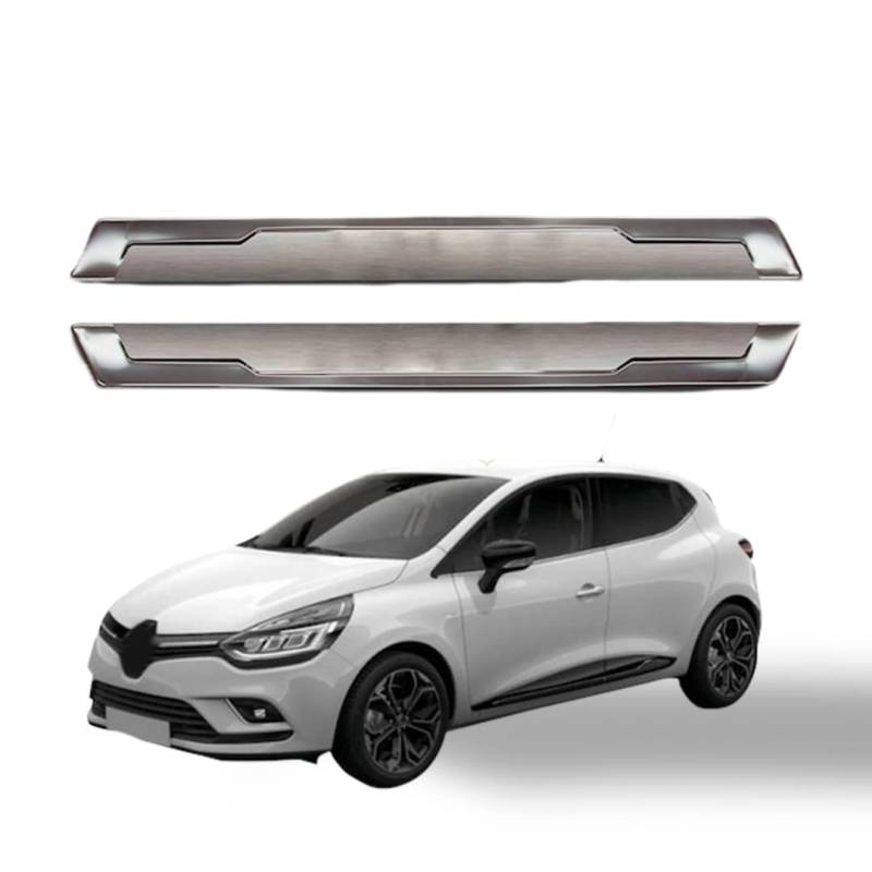 Chrom Auto Zubehör Kompatibel mit Renault Clio 4 (2012-2019, Einstiegsleisten) von noxx