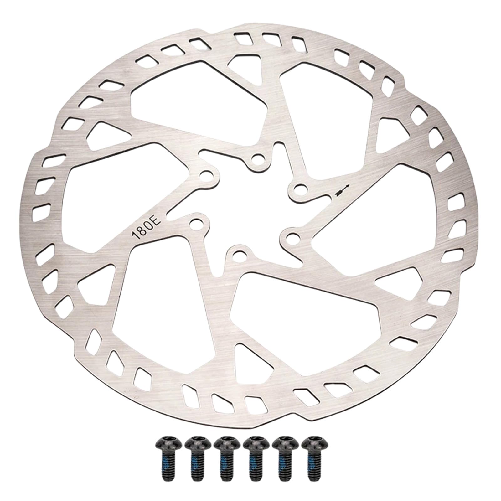 nuanzhiyuan 140/160/180/203/220 mm Edelstahl Scheibenbremse Rotor mit Schrauben Fahrräder Scheibenbremse Rotor für Rennrad, Mountainbike von nuanzhiyuan