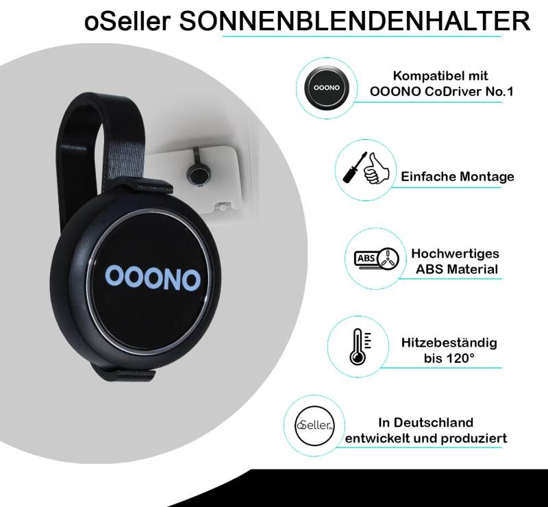 Original Oseller Halterung für OOONO - Sonnenblende - Halter von oSeller