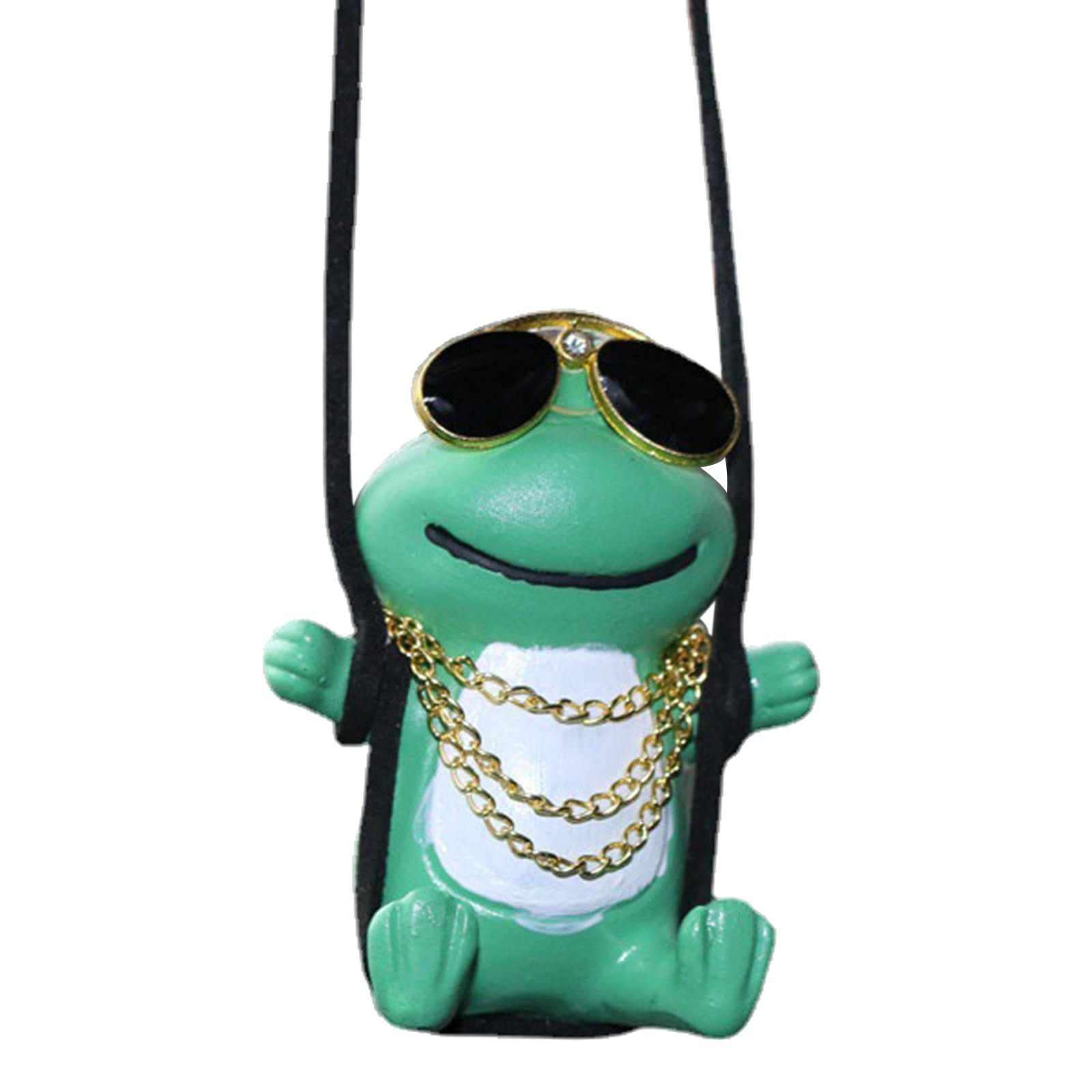 Autodekoration Anhänger Swing Frog Auto Rückspiegel Hanging Ornament Auto Rückspiegel Hanging Ornament von ohodhmnu