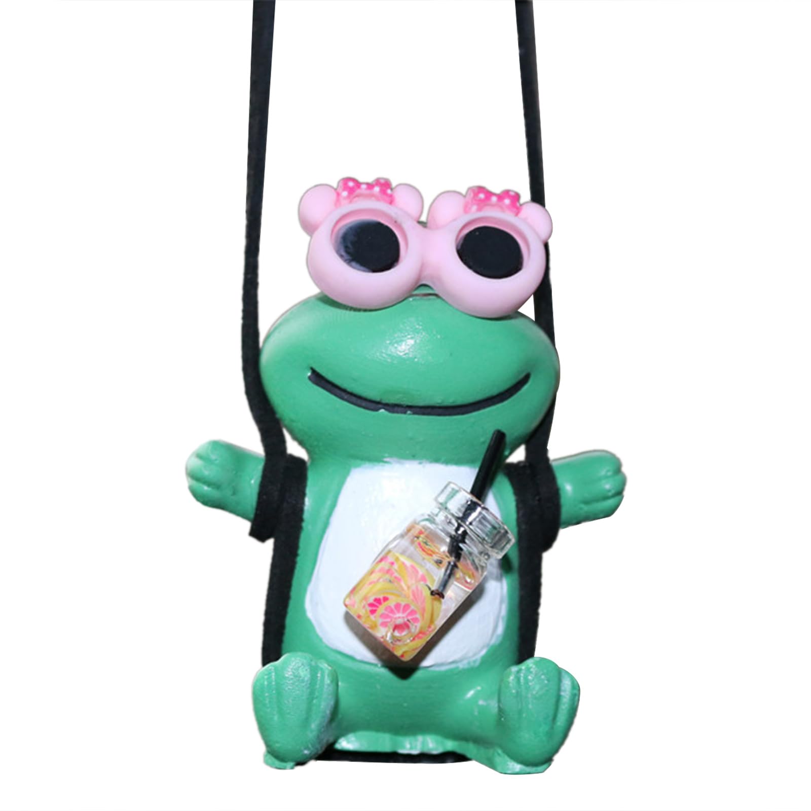 Autodekoration Anhänger Swing Frog Auto Rückspiegel Hanging Ornament Auto Rückspiegel Hanging Ornament von ohodhmnu