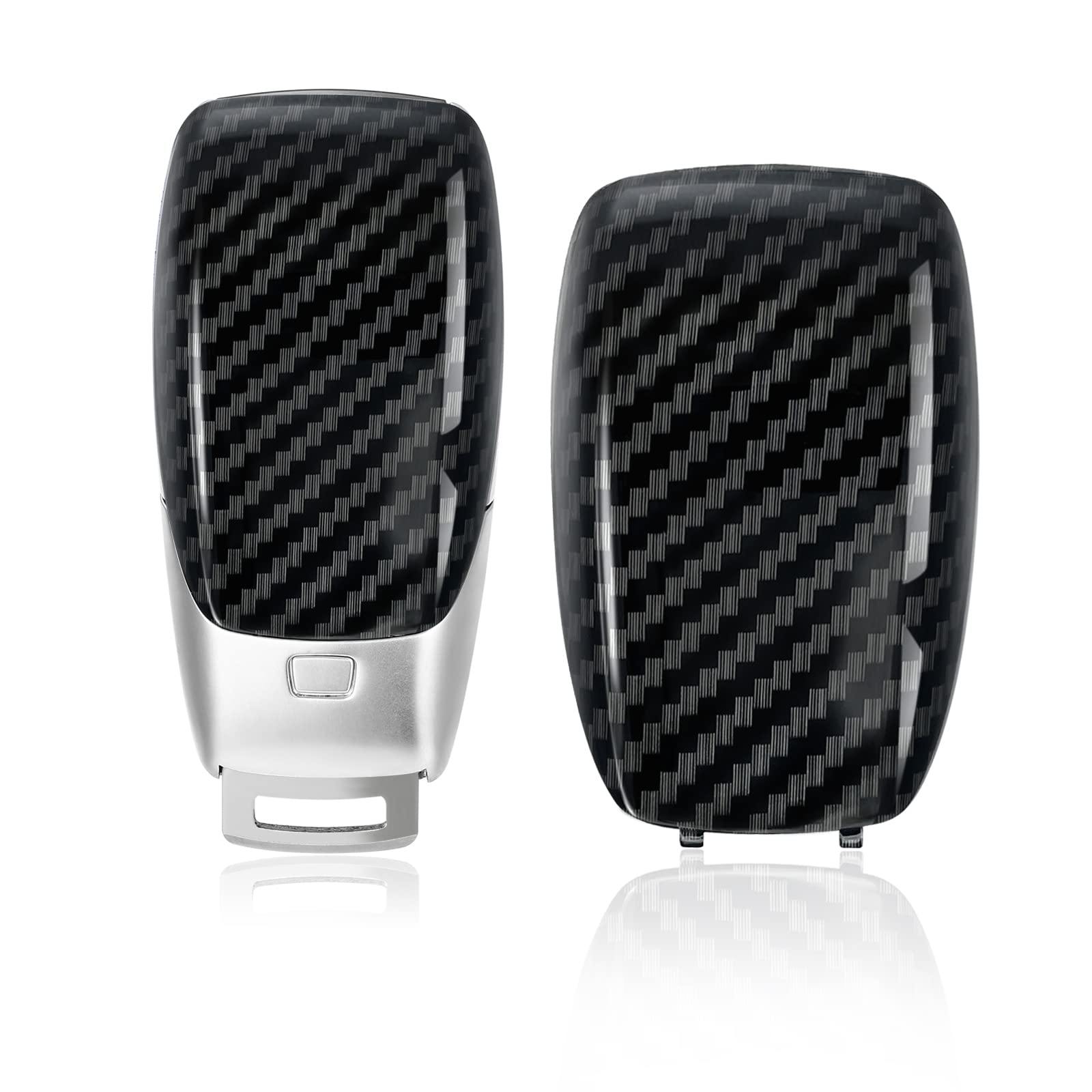 okoium Carbon Fiber Key Shell Fob Batterieabdeckung Schwarz für Mercedes-Benz A220, E63S, E-Klasse, CLS Klasse 2019-2021 von okoium