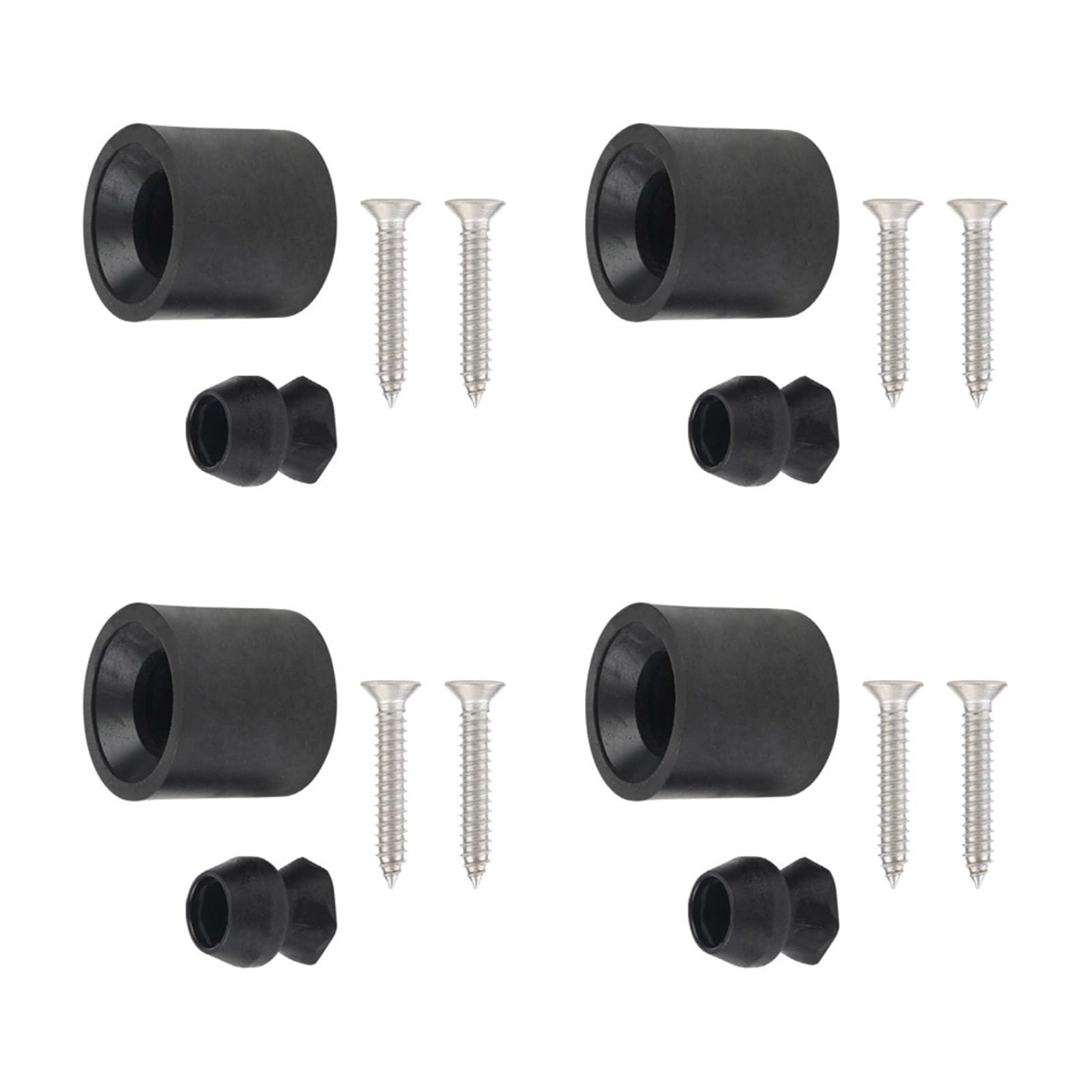 omiinitio 4pcs Anhänger Türhalter Set Gummistopper Geschlossene Anhänger Anhänger Türhalter Wetterfeste Stoßstangen Für Pferdeanhänger Set Für Pferdeanhänger von omiinitio