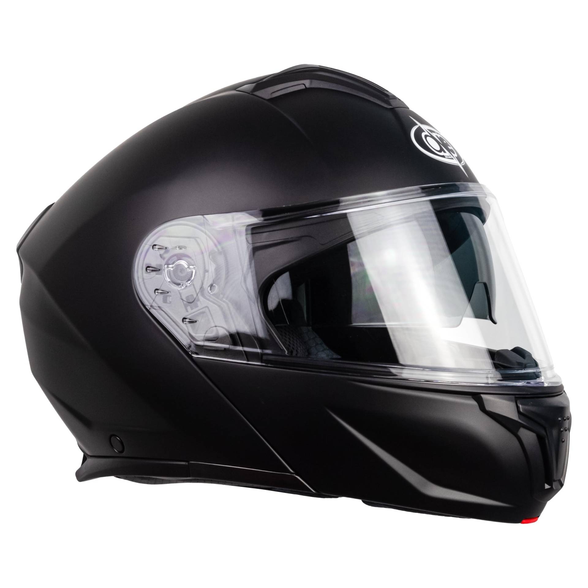 one by Camamoto | Urban Scooter- und Motorradhelm, Mattschwarz, Doppelvisier, herausnehmbare Innenausstattung, ECE R22-06-Zulassung, Größe L (59 cm) von one