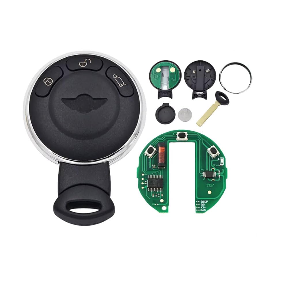 3 Tasten Smart Remote Autoschlüssel Cas3 Stystem Fob für BMW Mini Cooper S ONE D Clubman Countryman Fernbedienung Smart Key 868mhz KR55WK49333 von onetop1