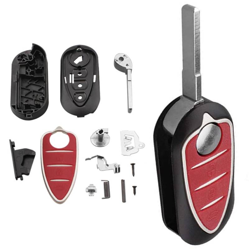 autoschlüssel gehäuse funkschlüssel schlüssel Punto Taste Smart Remote Key Shell Case Fob für Alfa R0me0 Mito / Giulietta 159 GTA von onetop1