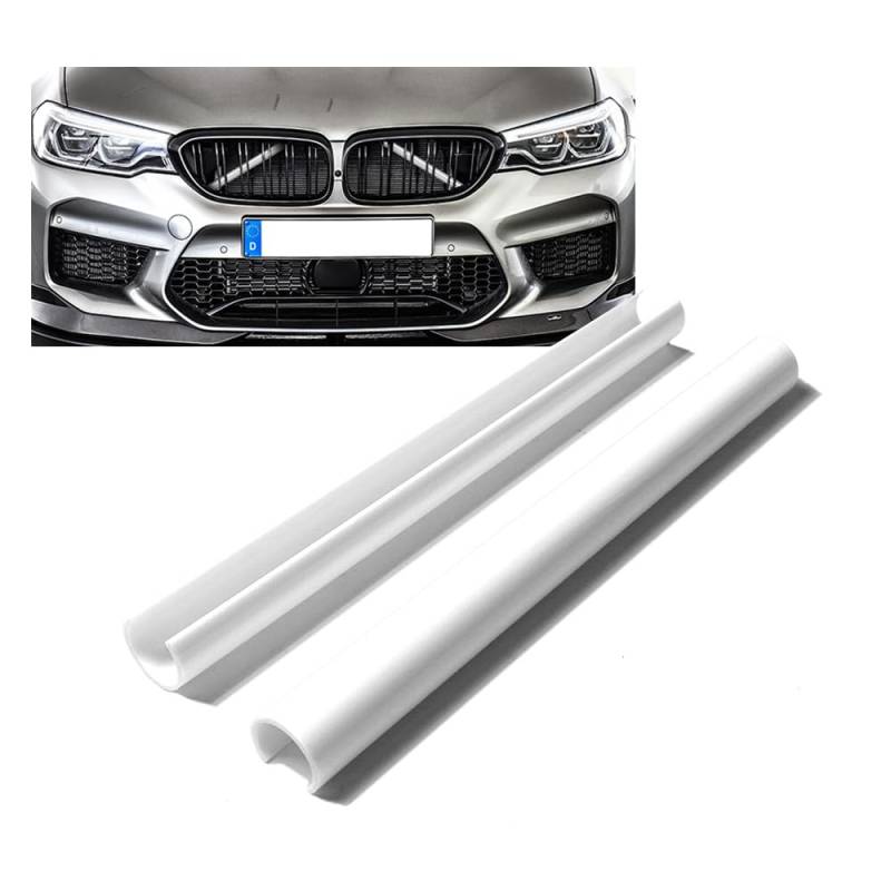 ontto 2 Stücke Auto Frontgrill Einsatz Streifen Kühlergrill Einsätze Zierleiste Passt für BMW 3er G20 G21 G28 2020-2022 Auto Grilleinsatz Kühlergrill Streifen-Weiß von ontto