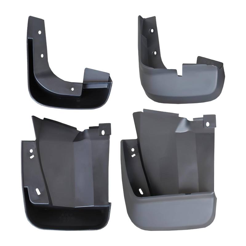 ontto Auto-Schmutzfänger für Honda Civic 2004–2011, 4 Stück Schmutzfänger, schwarzer ABS-Kunststoff, Kotflügelverbreiterung, vorne und hinten, Schmutzfänger mit Hardware-Zubehör, kein Bohren von ontto