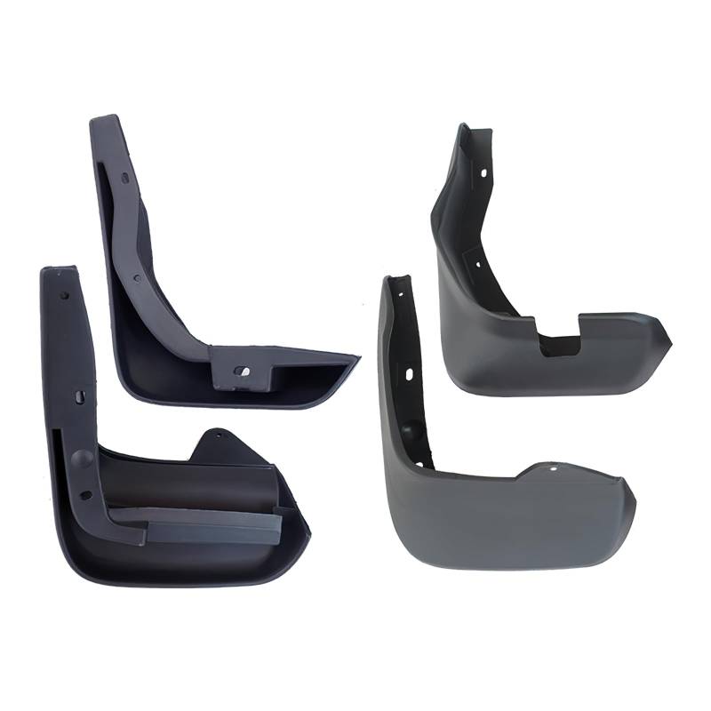 ontto Auto-Schutzblech für Honda Jazz Fit Schrägheck 2003–2007, 4 Stück Schmutzfänger, schwarze ABS-Kunststoff-Kotflügelverbreiterung, Front- und Heck-Schmutzfänger mit Hardware-Zubehör, kein Bohren von ontto