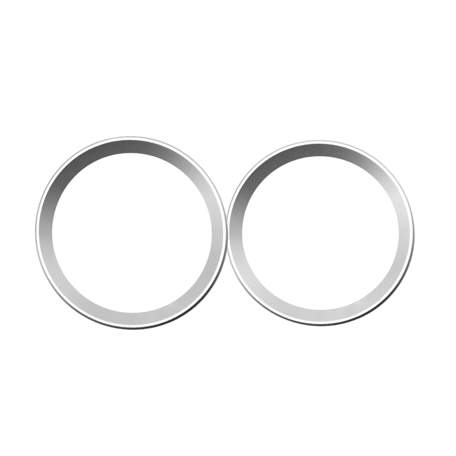 ontto Auto Vorne Hinten Abzeichen Ring Aufkleber Passt für BMW 1er 2er 3er 4er 5er 6er 7er X1 X3 X5 X7 M3 M4 M5 Logo Emblem Dekorative Abdeckung Motorhaube Kofferraum Emblem Dekorativer Ring-Silber von ontto