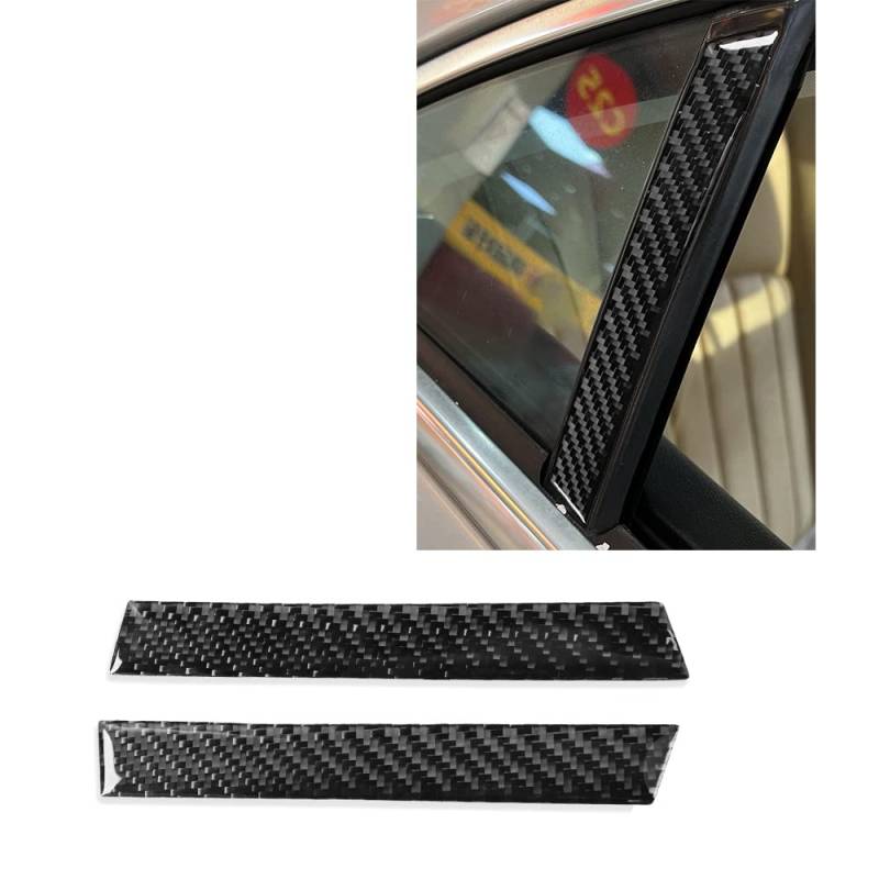 ontto Autozubehör Außenfenster B-Säule Aufkleber Dekorieren Abdeckung Trim Fit für Mercedes-Benz CLS C219 2004-2009 Schwarz von ontto