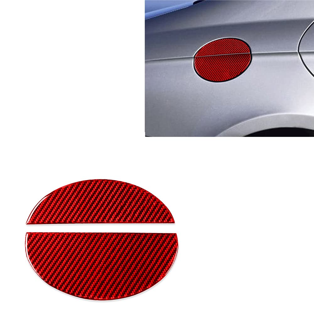 ontto Autozubehör Tankdeckel Abdeckung Aufkleber Dekorative Zierleiste Fit für Mercedes-Benz CLS C219 2004-2009 Rot von ontto