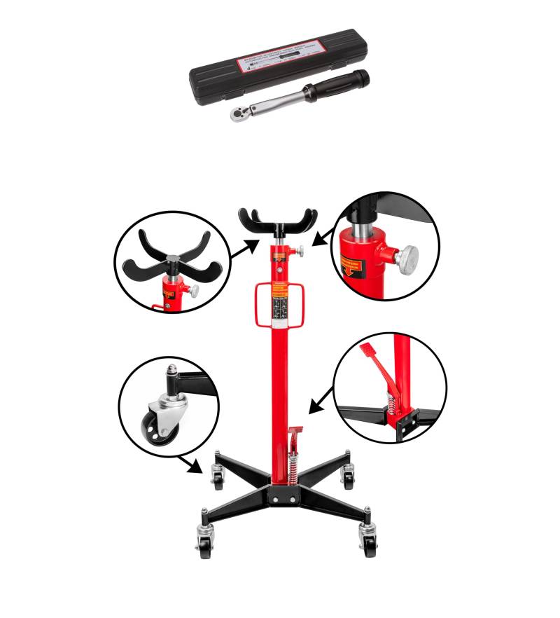 lensker24 Getriebeheber 500 kg, 1/4"-Drehmomentschlüssel (5-25 Nm), Kombi-Set von otgerlensker products