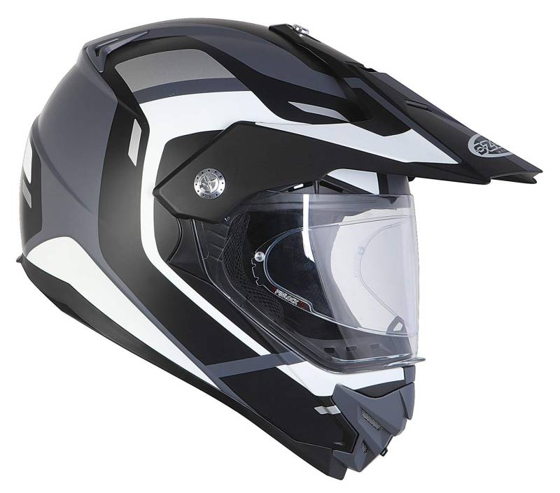 HELMET OZONE CROSS MXT-01 PINLOCK READY BLACK/GREY/WHITE XXL von OZONE MOTO