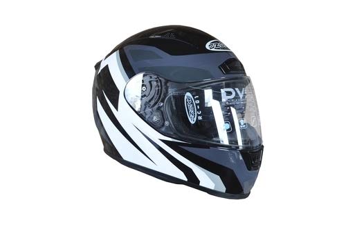 HELMET OZONE INTEGRAL RC-01 PINLOCK READY BLACK/GREY/WHITE XXL von OZONE MOTO