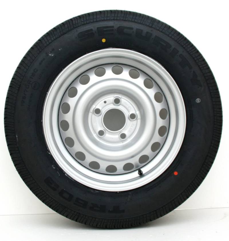 p4U Komplettrad | 195/70R15C 5,5Jx15 112x5 8PR TR603 ET30 Reifen Rad Anhänger Trailer, m von trailer parts4u