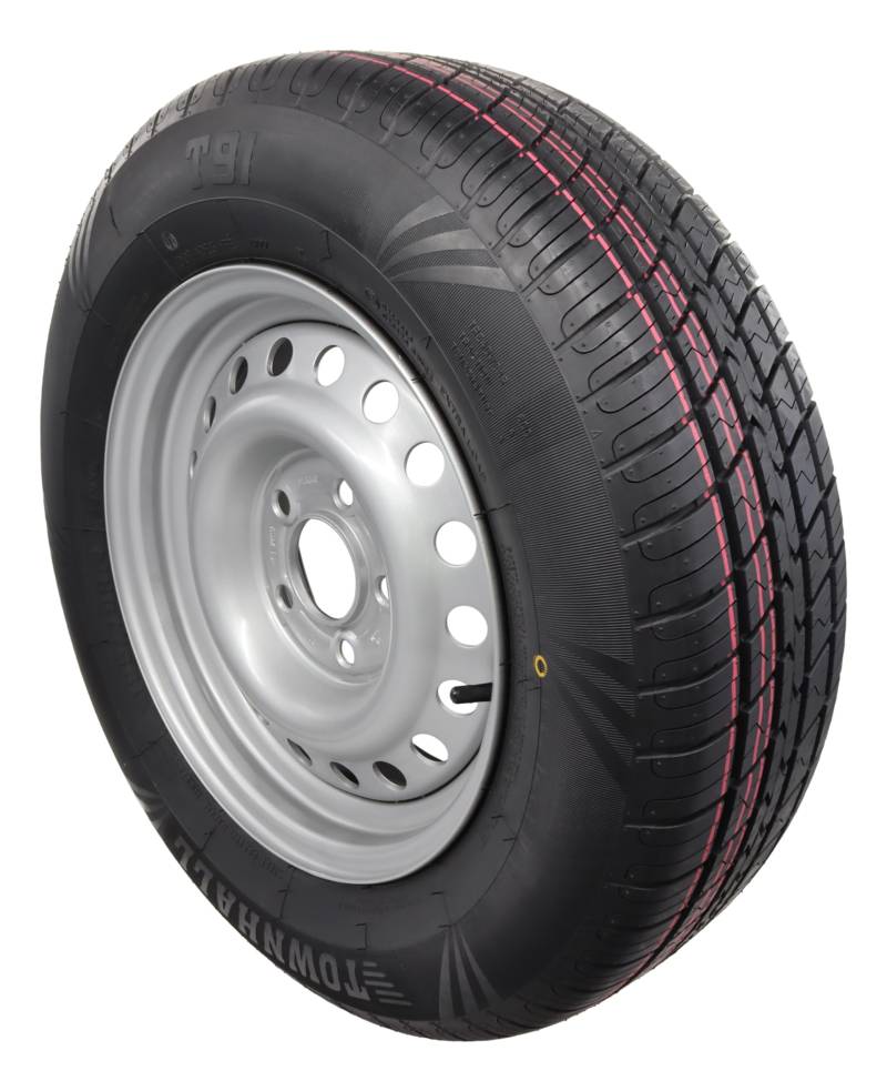 p4U Komplettrad Anhängerräder Reifen 195/70R14 112x5 710kg Rad 14' 96N Wohnwagen Anhänger von trailer parts4u