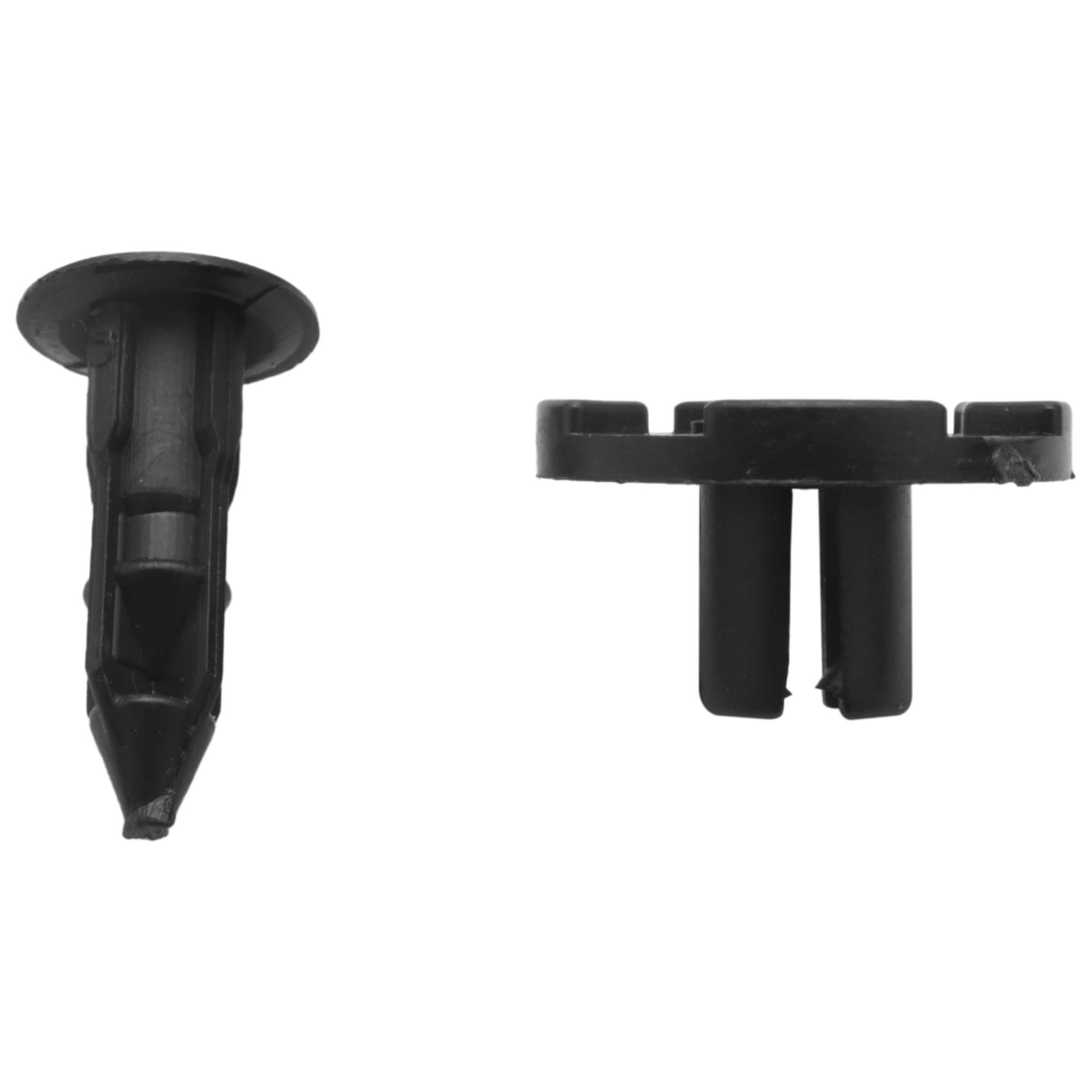 pQirnvIL 30 Stueck Kunststoff Teile 8 mm Schwarzes Loch Bumper Niet Clip Verschluss von pQirnvIL