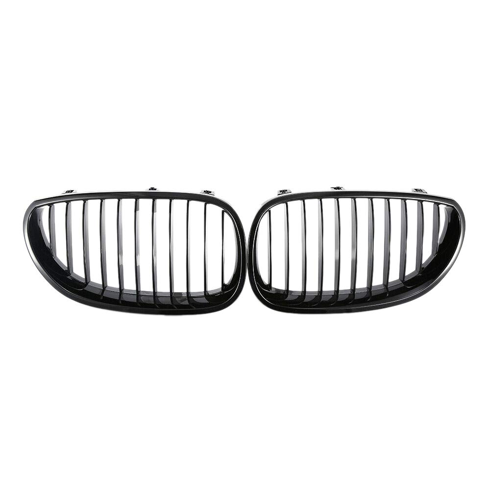 pQirnvIL E60 Front Grill Niere Sport Grill Hauben Grill für E60 E61 5 Series M5 525I 525Xi 528I 528Xi 530I 530Xi 2003-2009 (Glanz Schwarz) von pQirnvIL